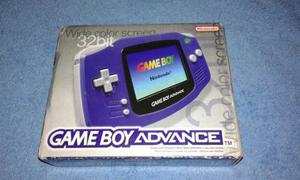 Consola Gameboy Advance. Con Caja Y Manuales.