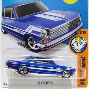  Hot Wheels Chevy 63 Ii Como El Chevrolet 400 Azul