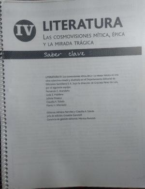 LITERATURA IV. LAS COSMOVISIONES MÍTICA, ÉPICA Y LA MIRADA