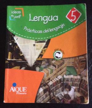 Lengua, practicas del lenguaje 5. Editorial Aique