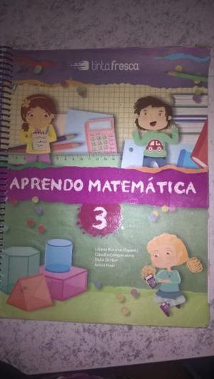 Libro Aprendo Matemática 3 - TINTA FRESCA