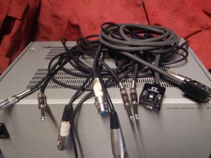 Lote de 5 cables de micrófonos con fichacmetalica