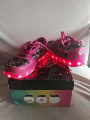 Zapatillas luces led footy