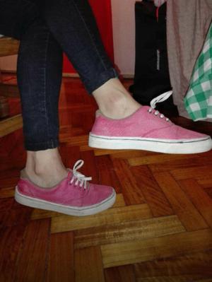 Zapatillas panchas rosa
