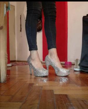 Zapatos de fiesta con glitter