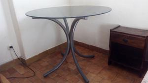 mesa comedor de vidrio