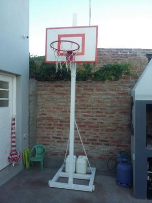 Jirafa de basket con aro