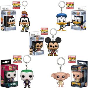 Llaveros Pöp: Mickey – Donald – Goofy - Joker y Dobby
