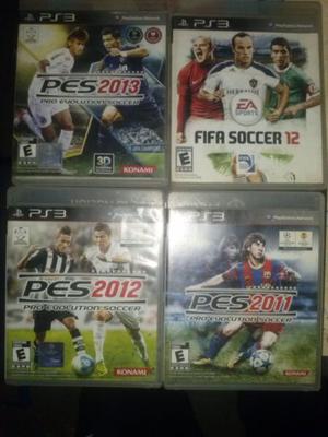 Vendo juegos para ps3, pes 11, pes 12, pes 13, Fifa 12