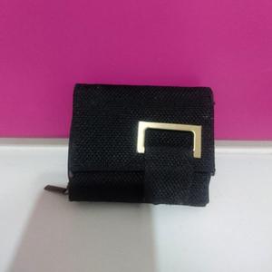 billetera mini negra