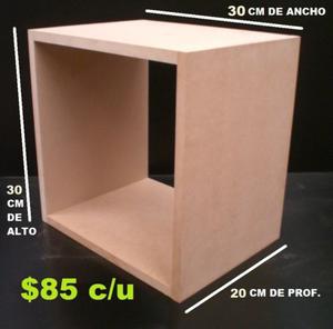 15 CUBOS APILABLES EN FIBROFACIL (NUEVOS)