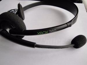 Auricular Headset Xbox 360 Negro Original Microsoft Nuevo