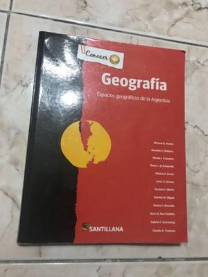 Geografía espacios geograficos de la Argentina Santillana