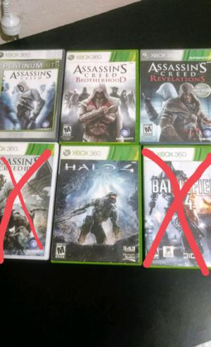 Juegos xbox 360 originales, Assassin's Creed, Halo