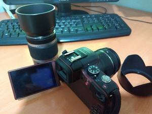 Lumix G3 lente original  y teleobjetivo 
