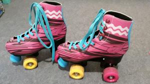 Patines Originales Soy Luna + Combo Protección T 34 Sin Uso