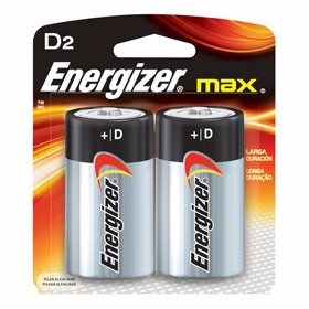 Pilas Energizer D X2