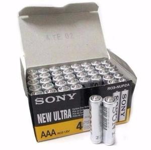 Pilas Sony New Ultra Aaa Carbon Caja 160 Unidades