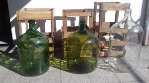 Damajuanas botellones de 30 litros con cajon