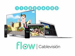 Flow + Ccuenta Cablevicion 1m Pack Hboyfox Entrga Hoy