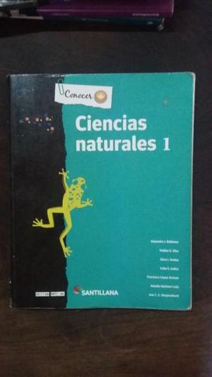 Libro Ciencias Naturales I santillana