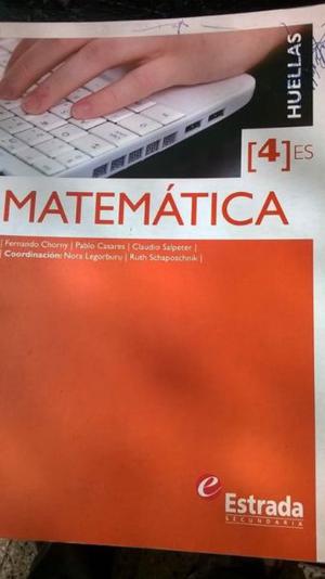 Matematica 4. Ed Estrada Huellas (es)