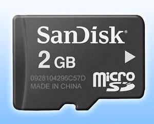 Memoria Sandisk Micro Sd 2gb Microsd Tarjeta Memoria Origina