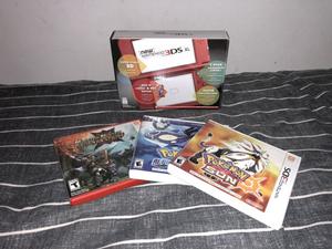 Nintendo 3DS XL + 3 juegos - Excelente estado