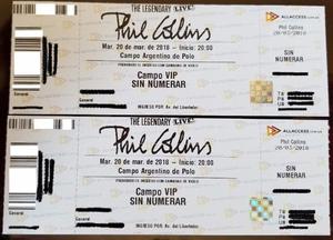 PHIL COLLINS. Buenos Aires 