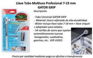 Llave Tubo Destornillador Multiuso Gator Grip 7-19 Mm Oferta