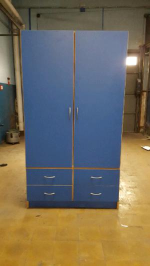 Placard Azul Melamina 2 puertas Impecable