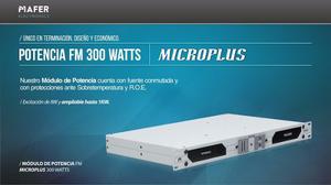 Potencia Amplificador Lineal Mafer Microplus De 300 Watts