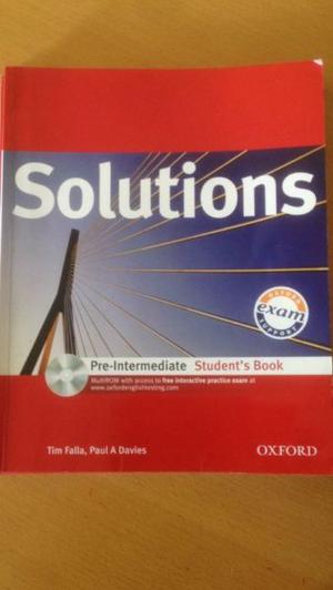 Solutions Pre Intermediate - Student's Book (oxford)