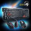Teclado + Mouse Usb, Auric Gamer Gx-genius Kmh-200