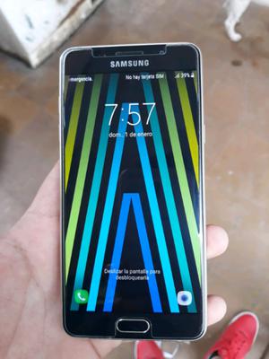 Vendo Samsung A5 16 dorado impecable libre