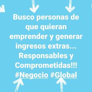 Busco personas que quieran trabajar