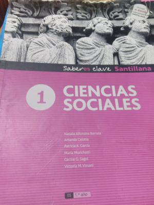 Ciencias sociales 1 saber es clave Santillana