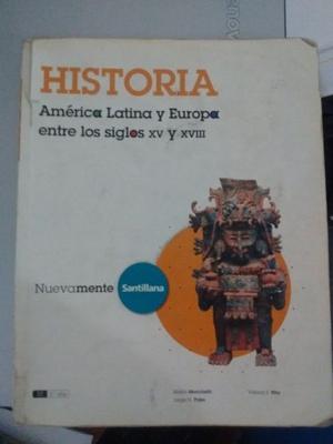 Historia América Latina y Europa. Santillana. Nuevamente