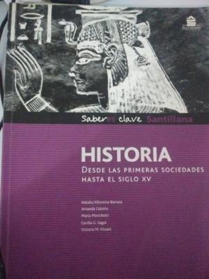Historia. Desde las primeras sociedades hasta el siglo XV.