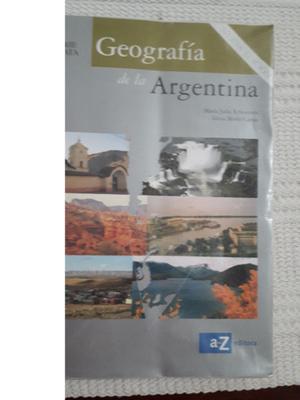 Libro 'Geografía de la Argentina', muy buen estado