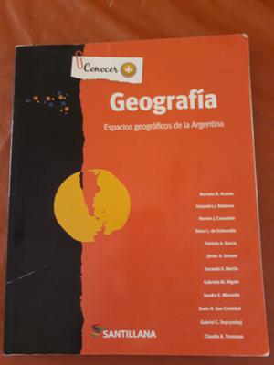 Libro Geografia 3, Santillana.