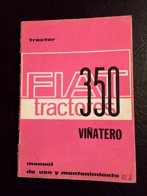 Manual De Taller Tractor Fiat 350 Viñatero