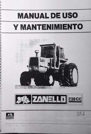 Manual De Taller Tractor Zanello 230cc