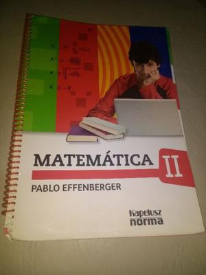 Matemáticas ll Kapelusz