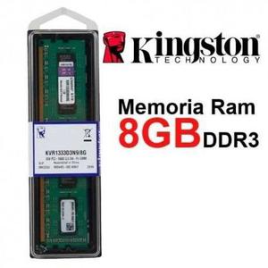 Memoria Kingston Ddr3 8gb mhz.