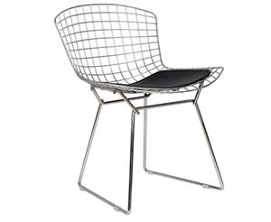 Silla bertoia cromada