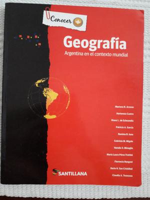 Vendo libro de Geografía 'Argentina en el contexto mundial'