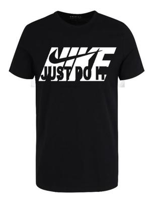 remera negra nike just