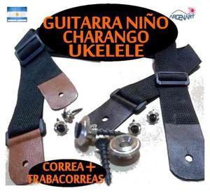 Correa + Botones Trabacorrea Ukelele Charango Guitarra