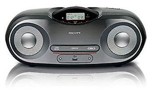 Equipo de radio, Cd y Usb marca SCOTT, prácticamente nuevo